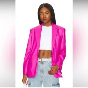 Steve Madden Womens Audrey Jacket in Pink Glo. Size small. NWT